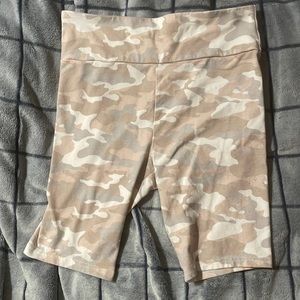 Camo work out shorts